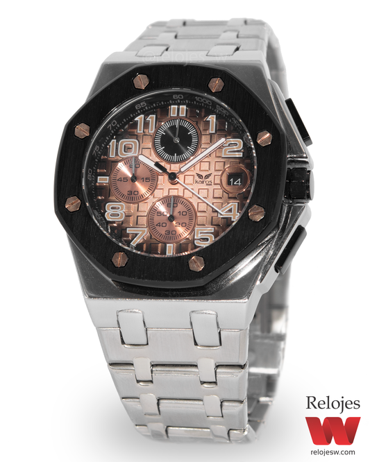 Reloj Kairos Hombre KR0513-10R Plateado Negro