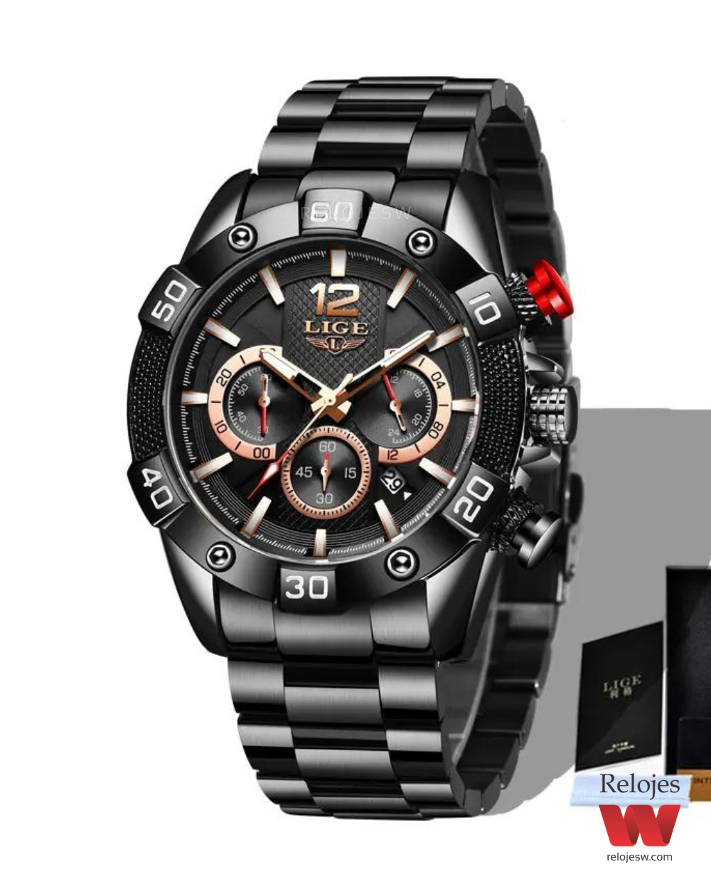 Reloj Lige Hombre LG10030F Negro