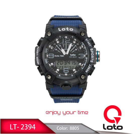 Reloj Loto Hombre LT-2394 Azul Negro