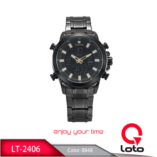 Reloj Loto Hombre LT-2406 Negro
