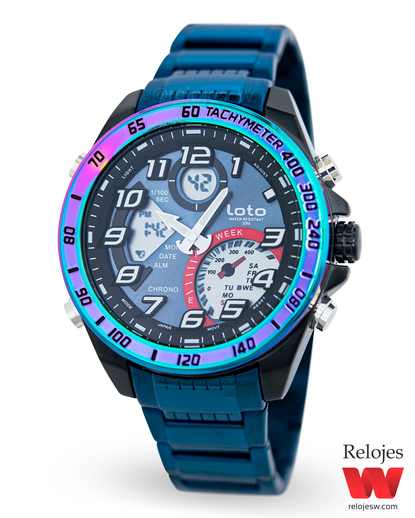 Reloj Loto Hombre Azul LT-2407-AZNE