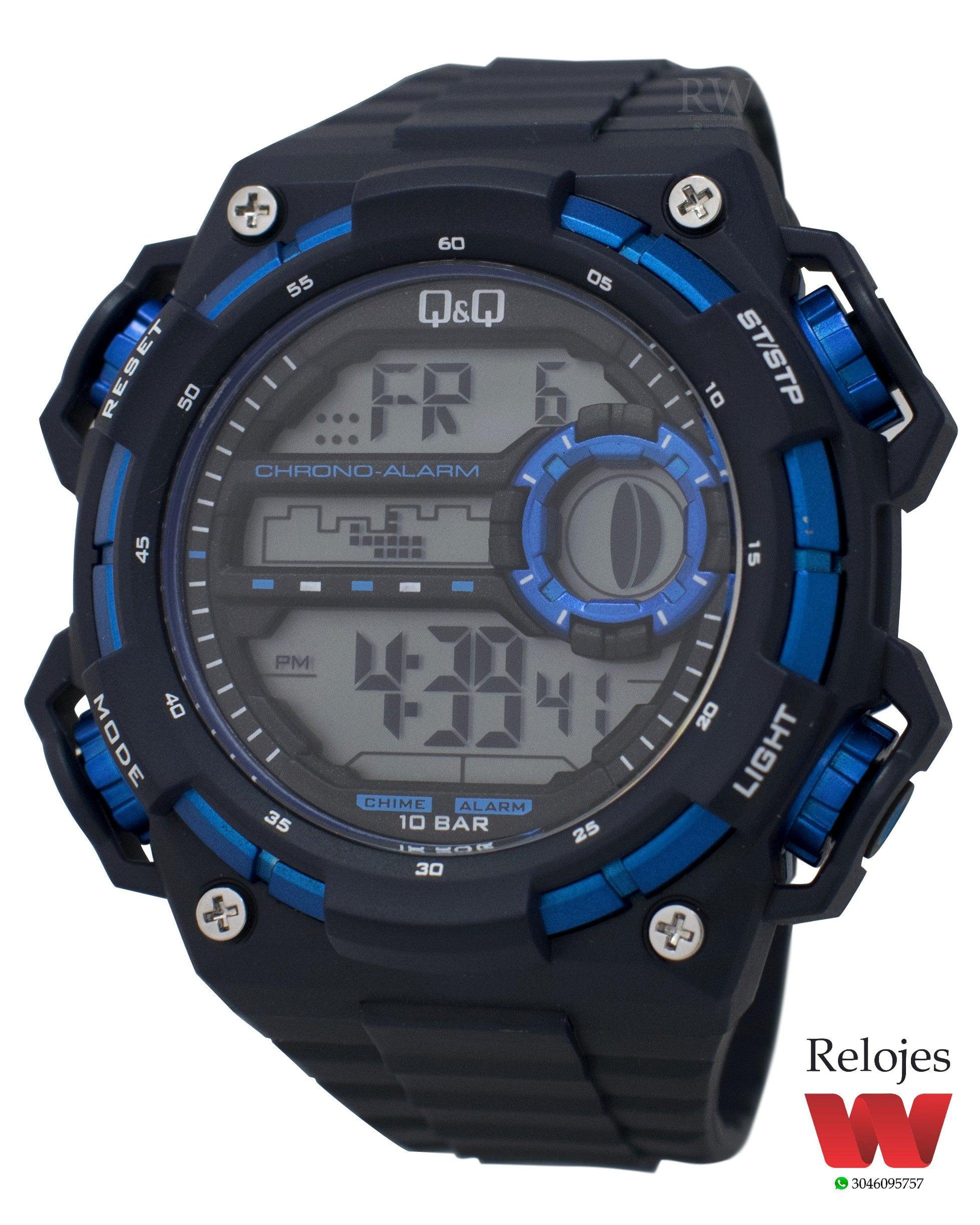 Reloj Q&Q Hombre Azul Oscuro M163J803Y