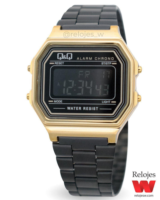 Reloj Q&Q Mujer Negro Dorado M173J004Y