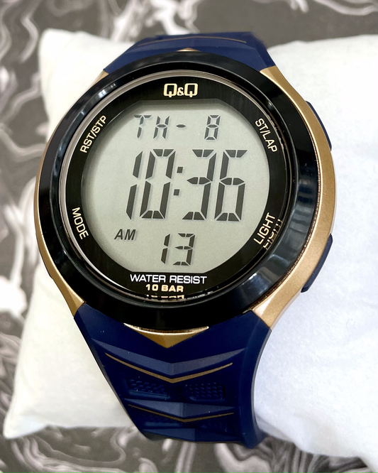 Reloj Q&Q hombre M182J802Y Negro Azul