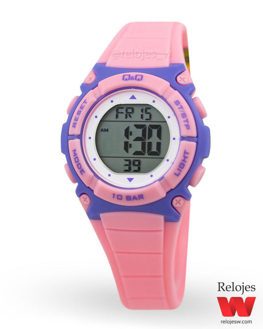 Reloj Q&Q Niña M187J803Y Rosado Violeta