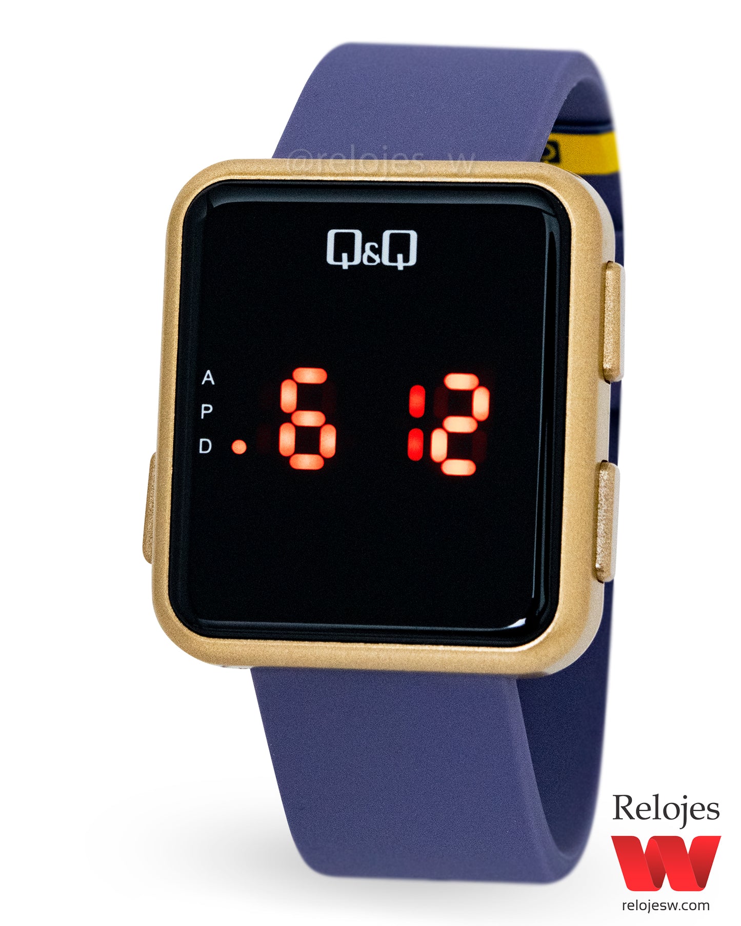 Reloj Q&Q Mujer Morado Dorado M197J804Y