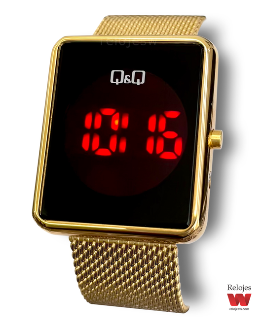 Reloj Q&Q Unisex Dorado M201J002Y
