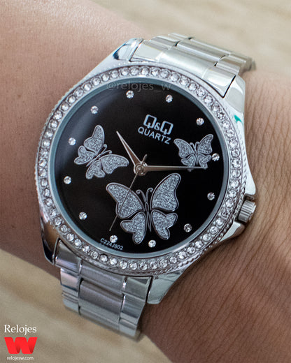 Reloj Q&Q Mujer C226J212Y Plateado Negro