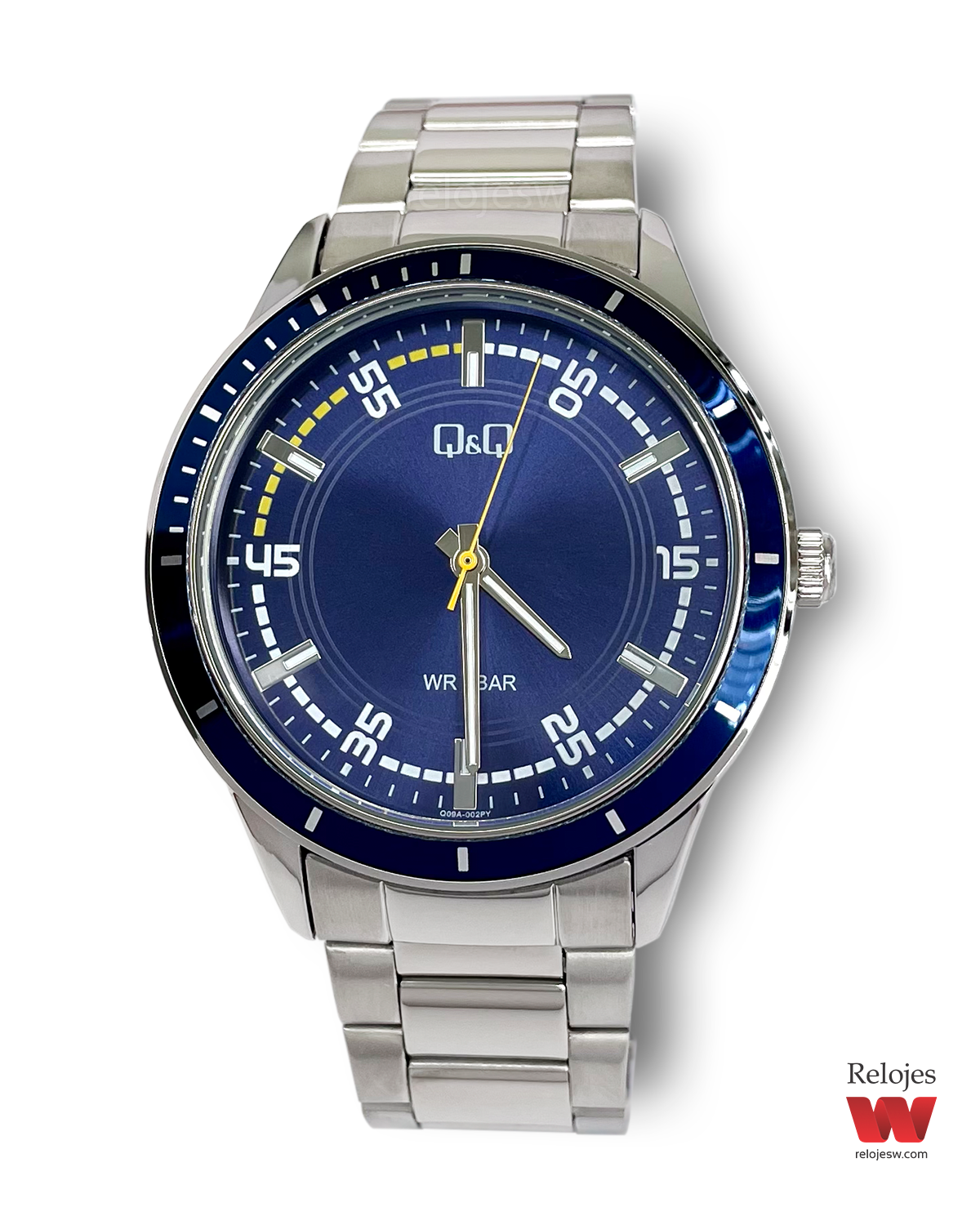 Reloj Q&Q Hombre Q09A002Y Plateado