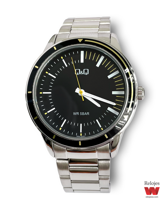 Reloj Q&Q Hombre Plateado Q09A004Y