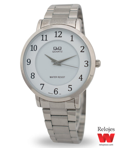 Reloj Q&Q Hombre Q944J204Y Plateado Blanco - Relojes W