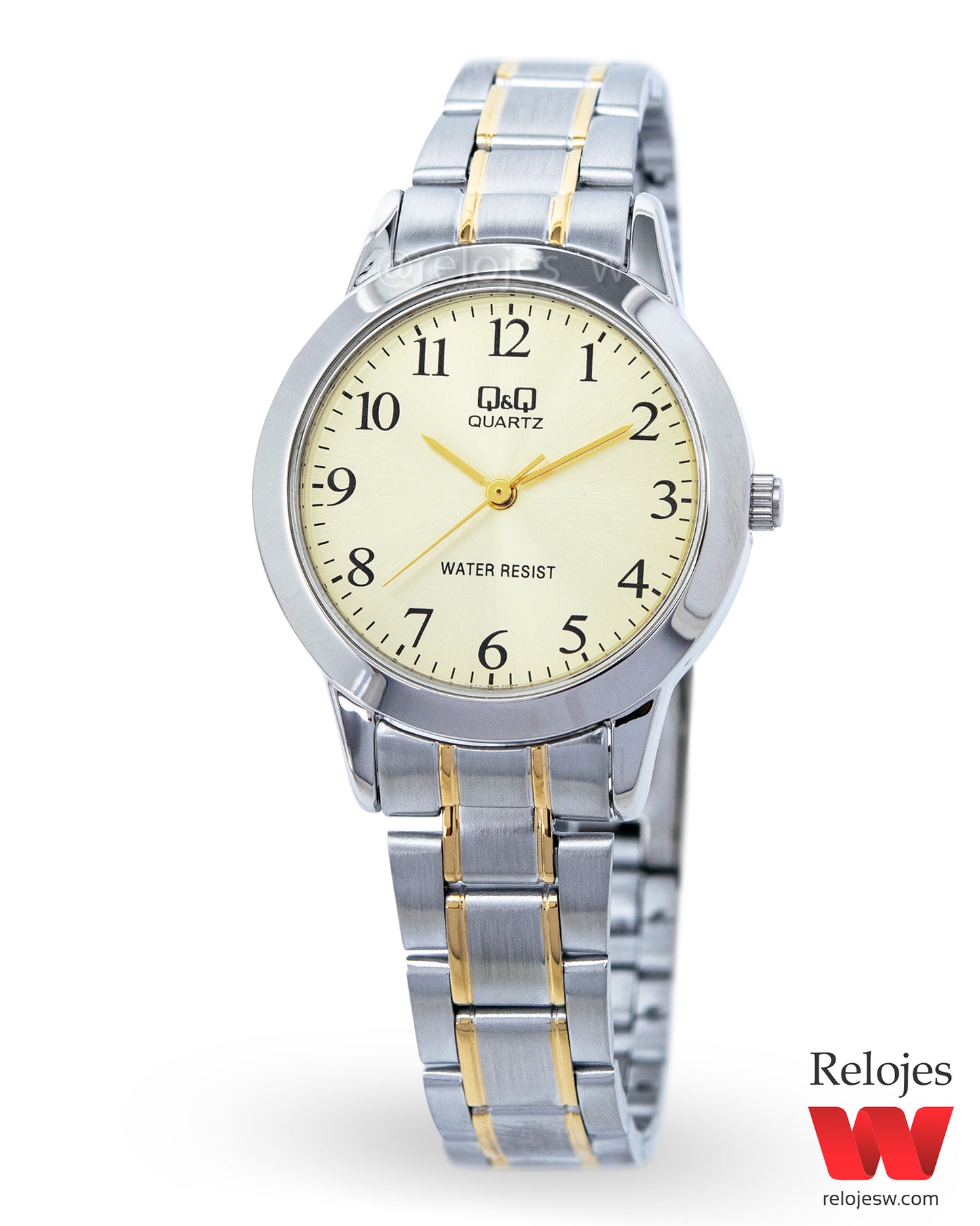 Reloj Q&Q Mujer Plateado Dorado Q947J403Y