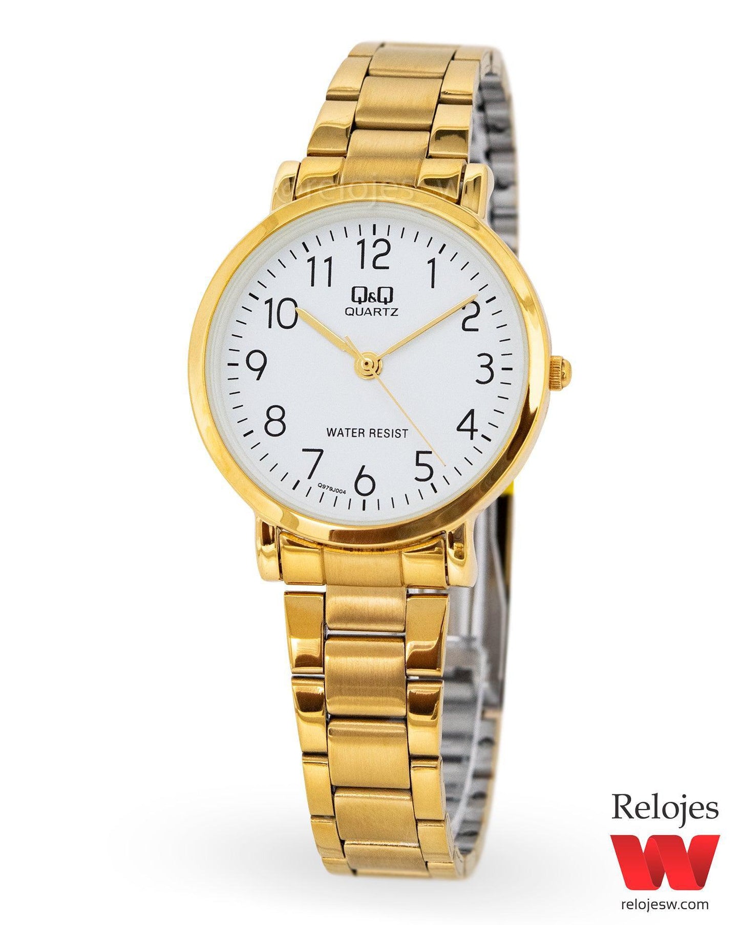 Reloj Q&Q Mujer Q979J004Y Dorado - Relojes W