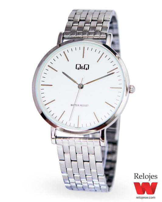 Reloj Q&Q Hombre Plateado QA20J221Y