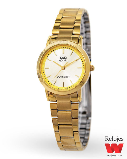 Reloj Q&Q Mujer Dorado QA39J010Y