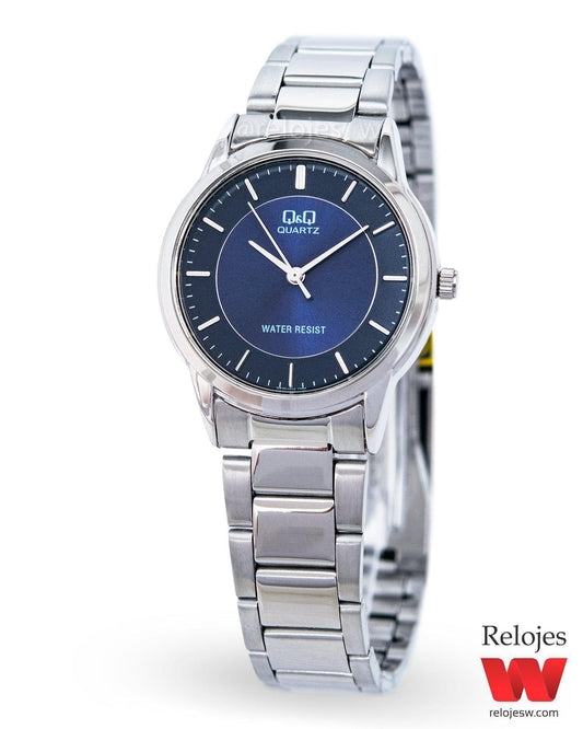 Reloj Q&Q Mujer Plateado Azul QA45J202Y