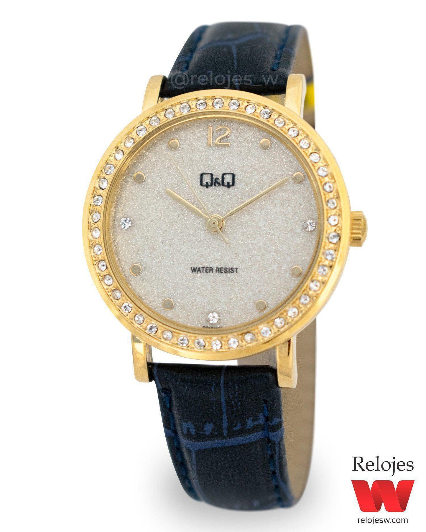 Reloj Q&Q Mujer QB45J101Y Azul Dorado