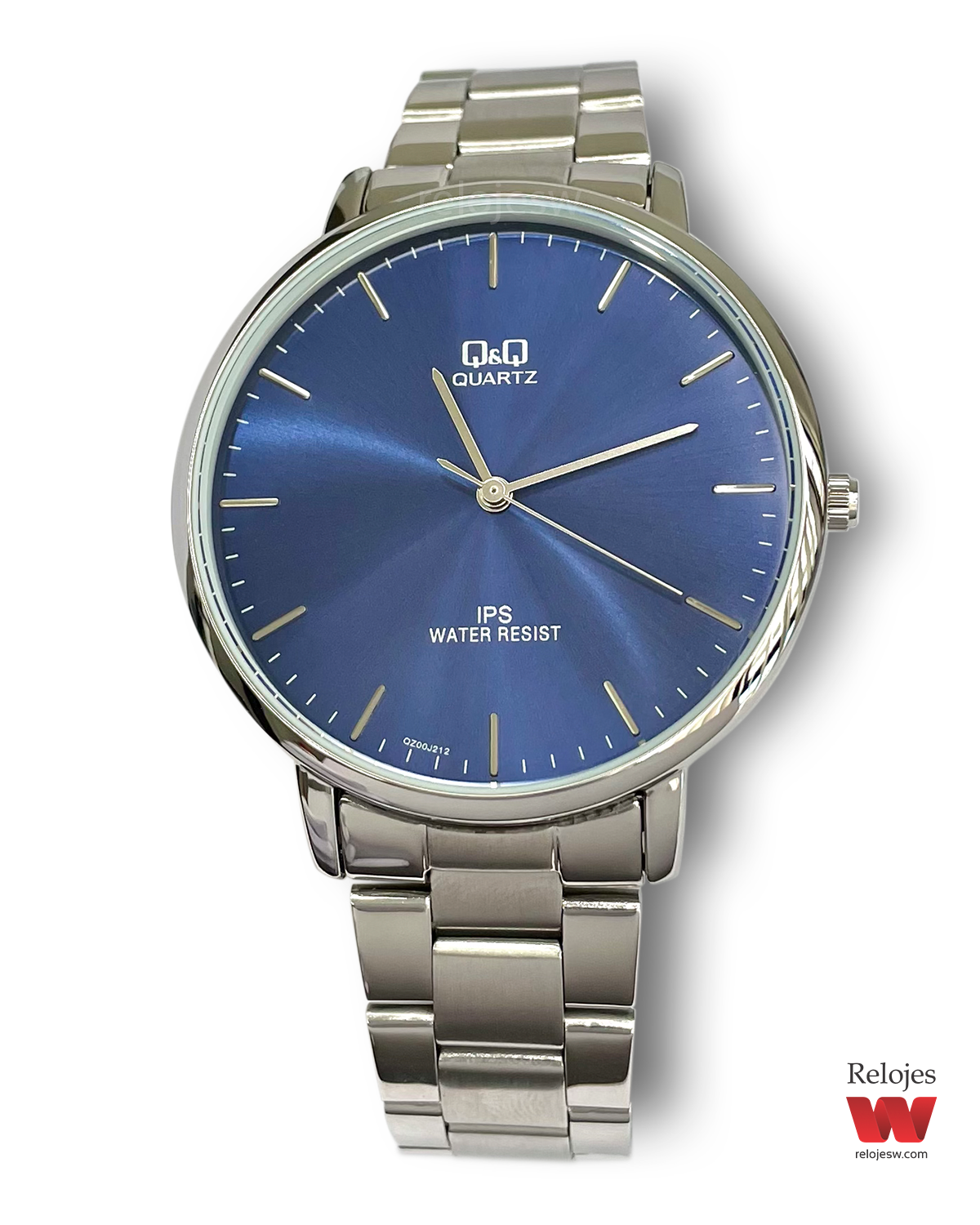 Reloj Q&Q Hombre Plateado Azul QZ00J212Y