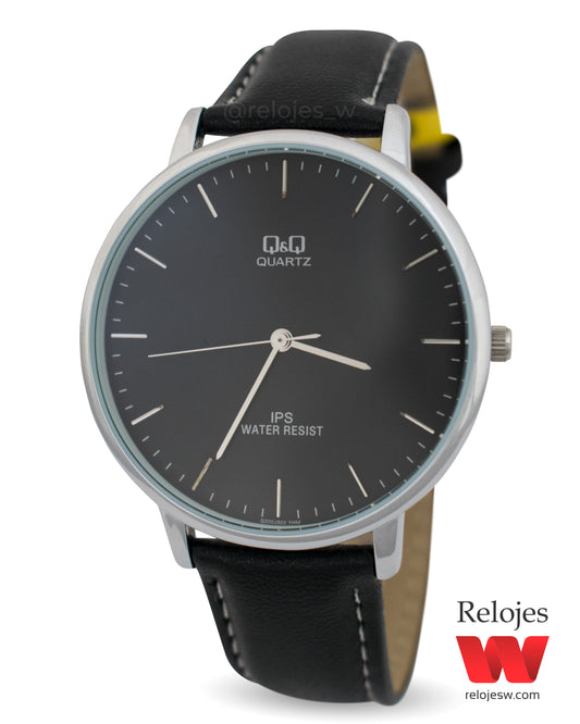 Reloj Q&Q Hombre QZ00J302Y Cuero - Relojes W