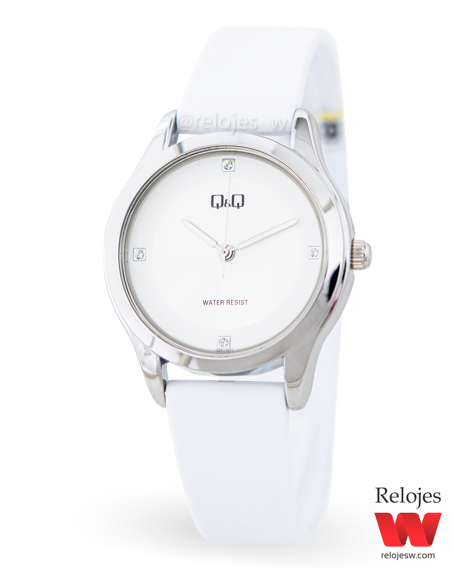 Reloj Q&Q Mujer QZ51J311Y Blanco Plateado