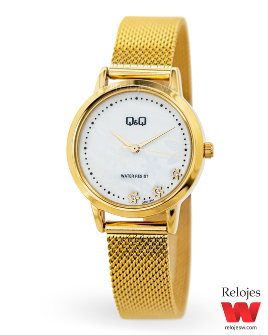 Reloj Q&Q Mujer Dorado QZ57J001Y
