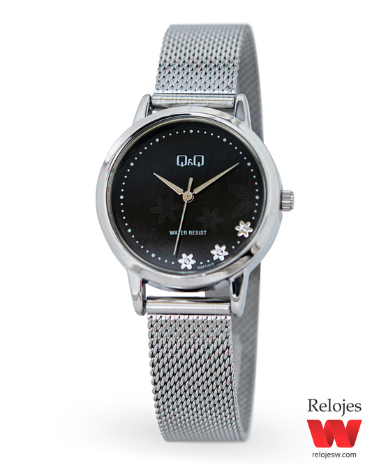 Reloj Q&Q Mujer QZ57J212Y Plateado Negro