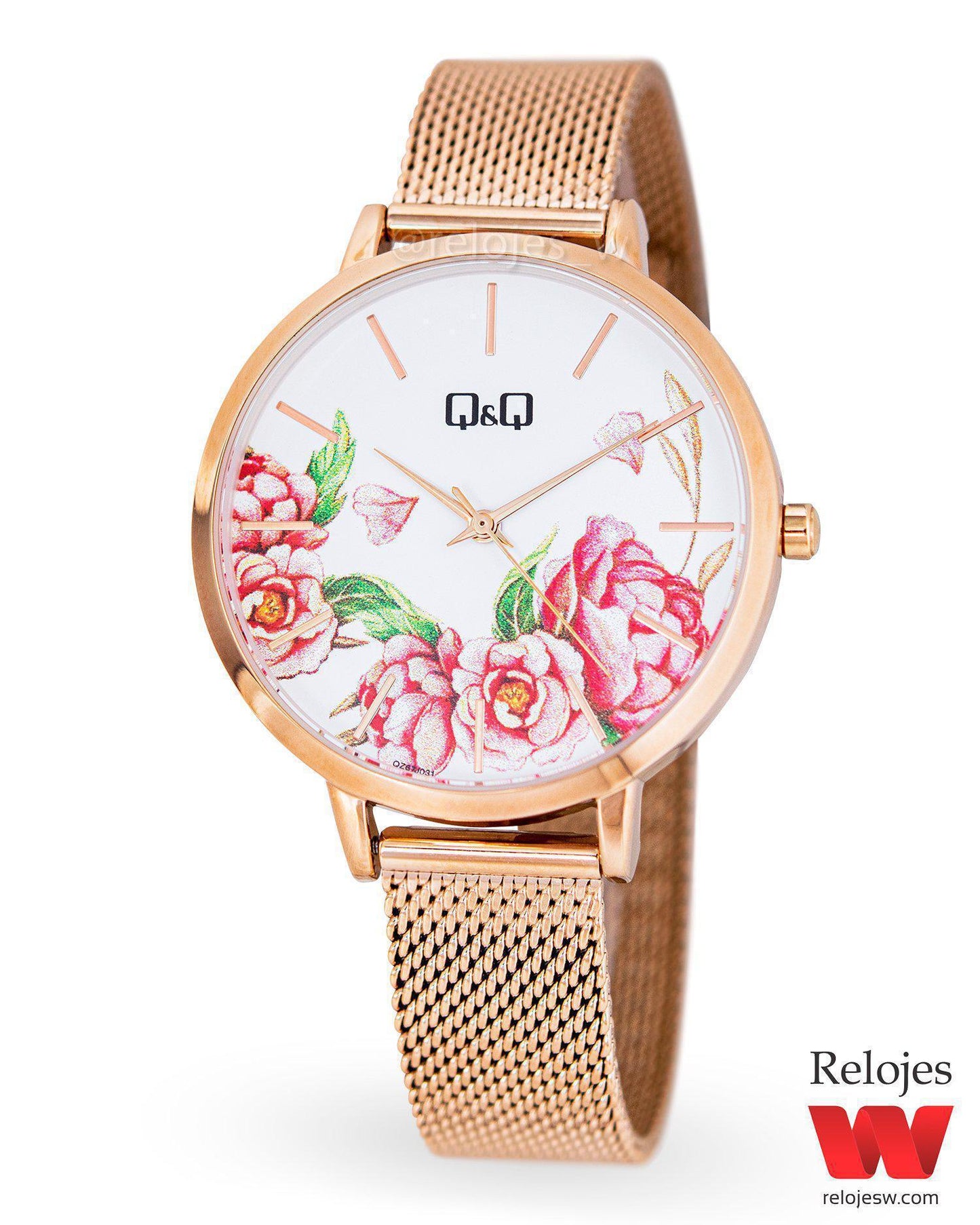 Reloj Q&Q Mujer Oro Rosa M173J006Y