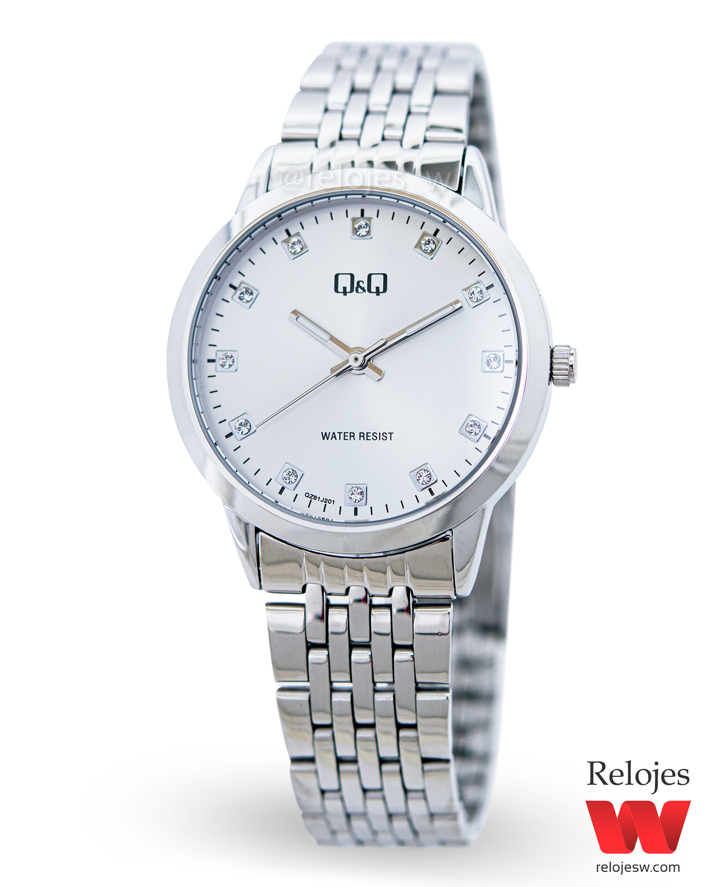 Reloj Q Q Mujer Plateado QZ81J201Y