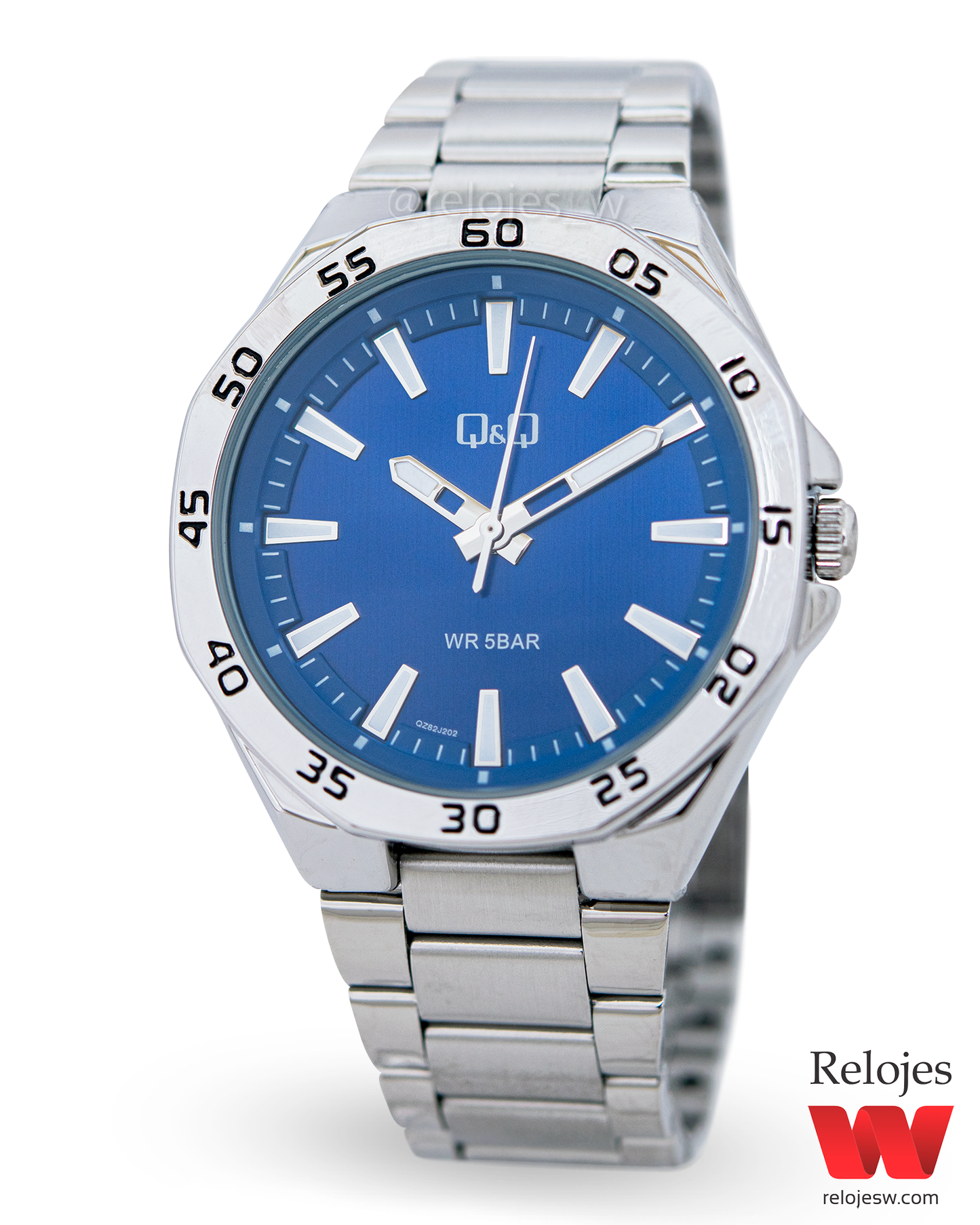 Reloj Q&Q Hombre QZ82J202Y Plateado