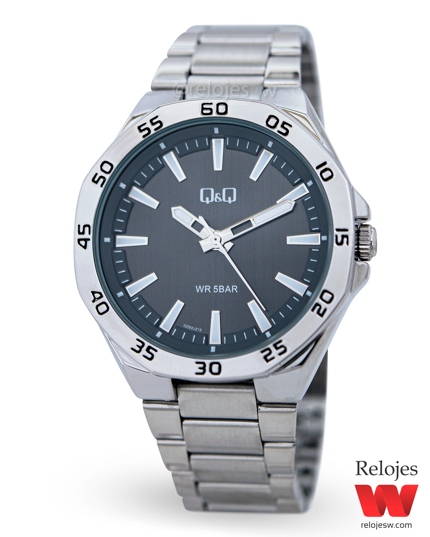 Reloj Q&Q Hombre QZ82J212Y Plateado