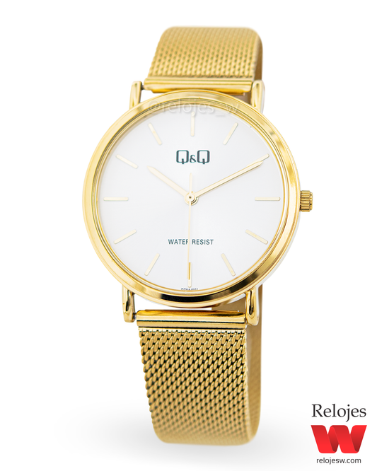 Reloj Q&Q Mujer Dorado QZ84J001Y