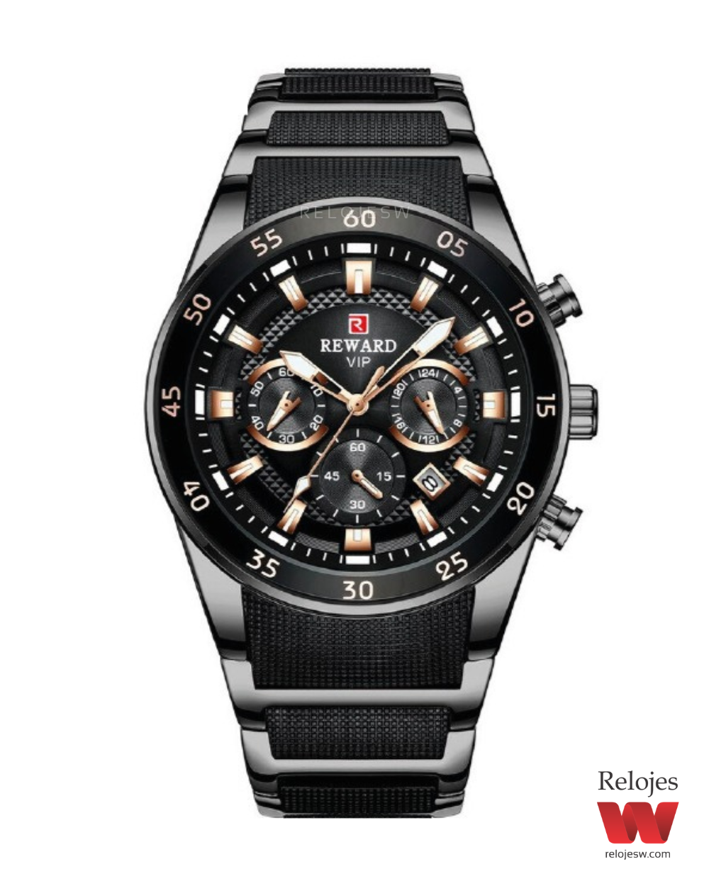 Reloj Reward Hombre RD81011M Negro