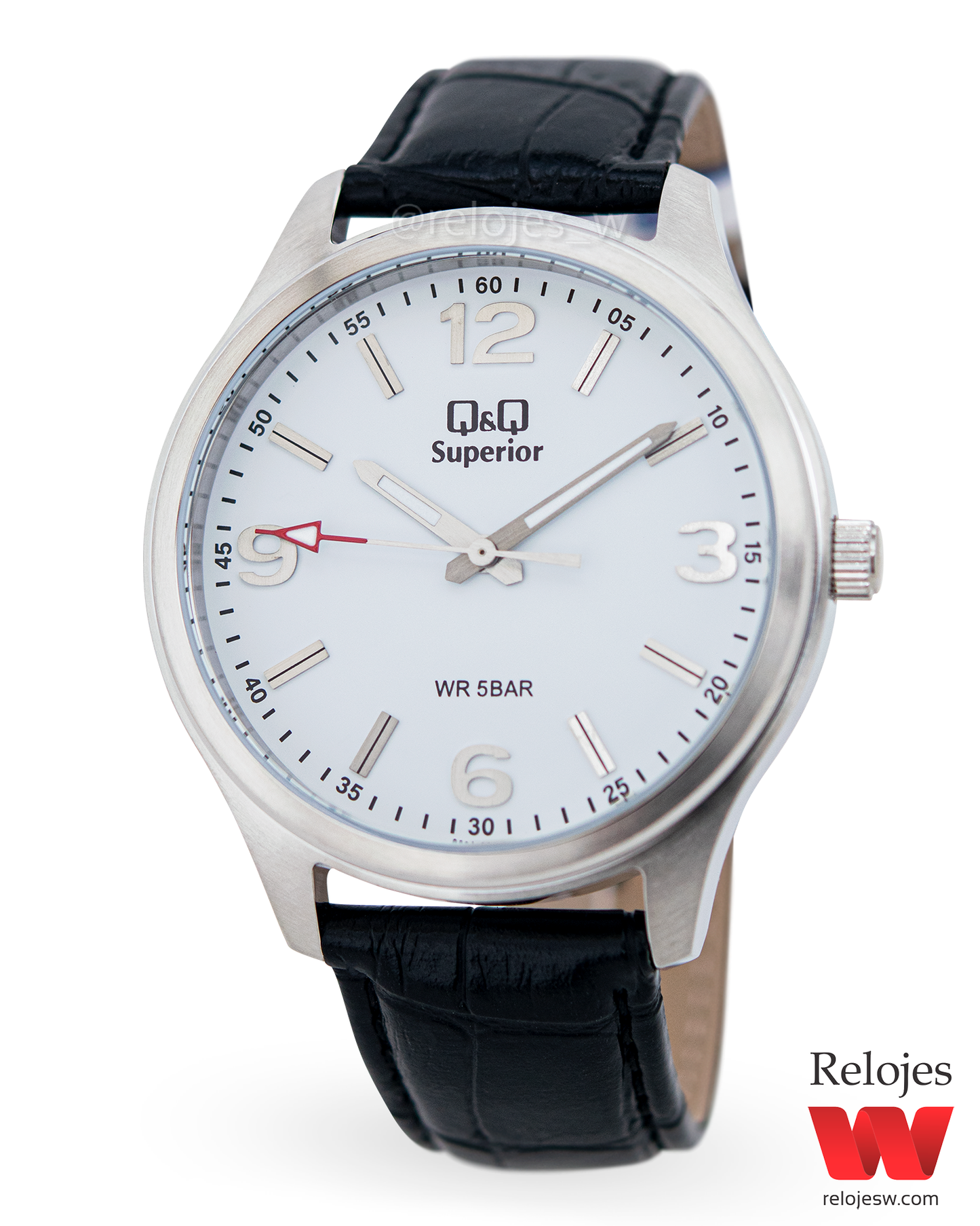 Reloj Q&Q Superior Hombre S00AJ006Y Negro Plateado