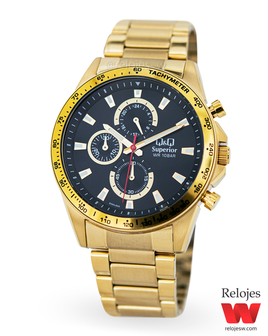 Reloj Q&Q Superior Hombre S394J800Y Dorado