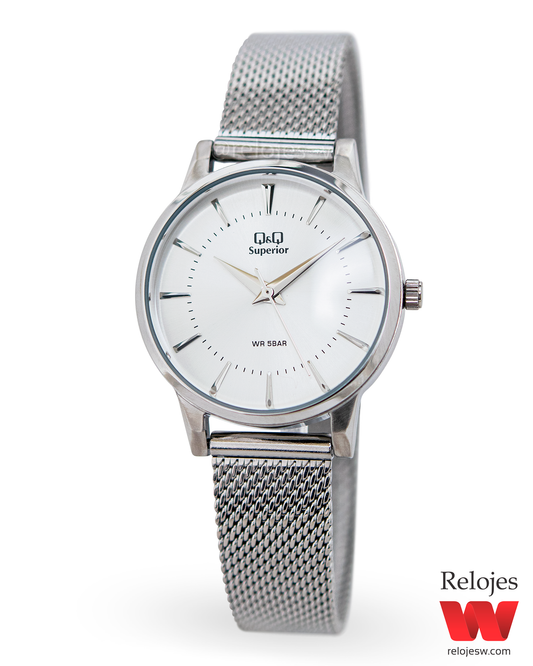 Reloj Q&Q Superior Mujer Plateado S399J211Y