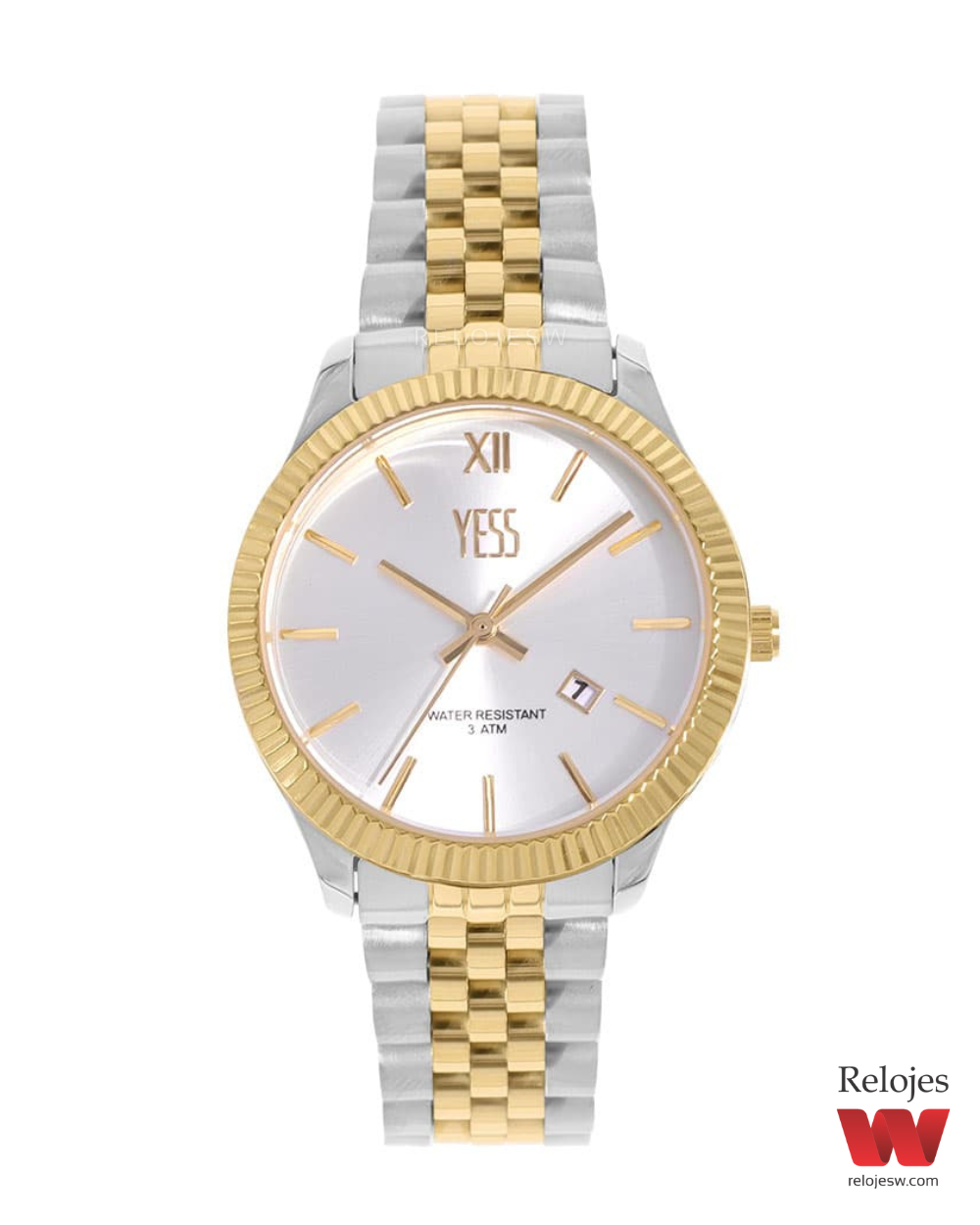 Reloj Yess Mujer SM-21052 Dorado Plateado