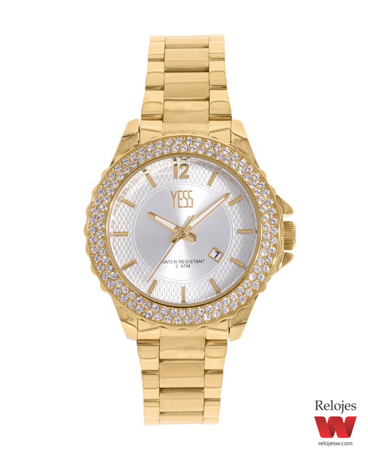 Reloj Yess Mujer SM-21156 Dorado