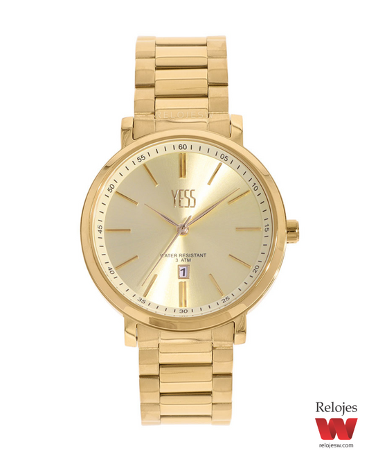 Reloj Yess Mujer SM-22026 Dorado