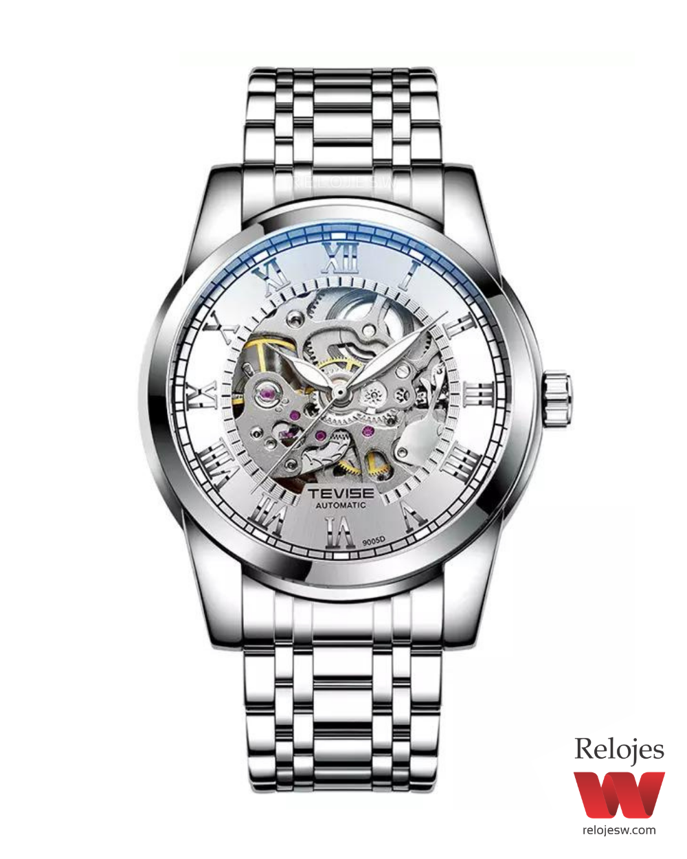 Reloj Tevise Hombre T9005D Plateado