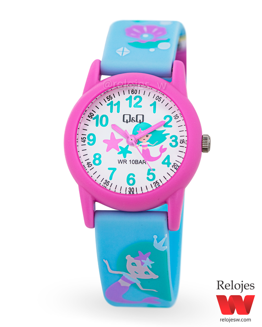 Reloj Q&Q Niña Sirena VR99J012Y