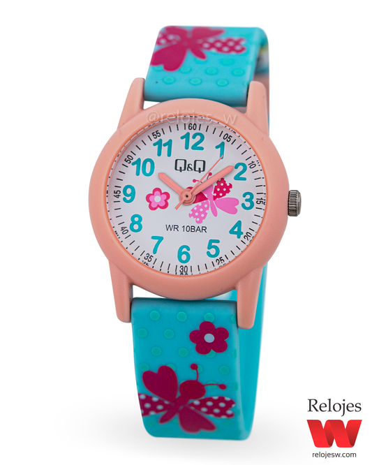 Reloj Q&Q Niña Mariposa VR99J015Y