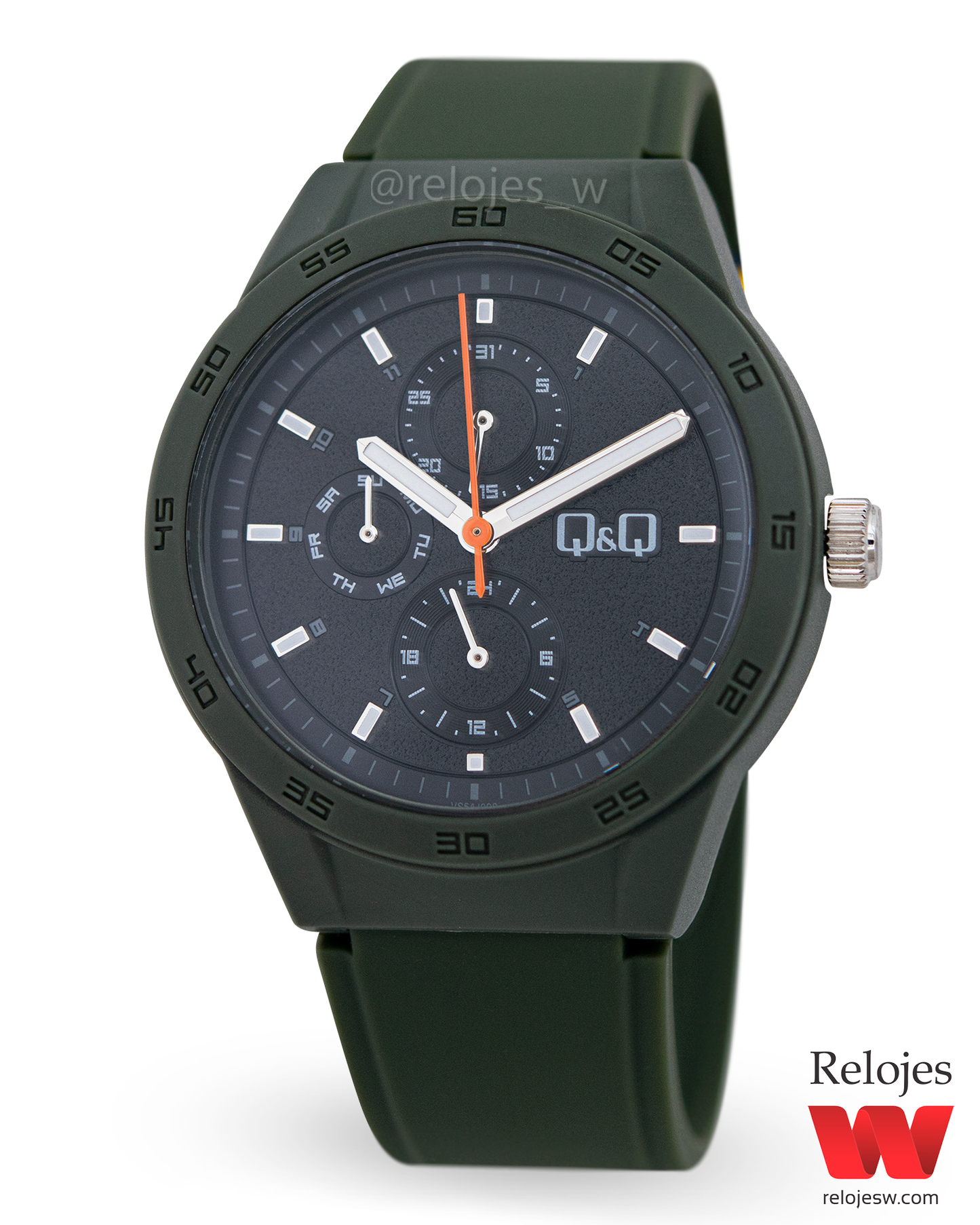 Reloj Q&Q Hombre VS54J008Y Verde