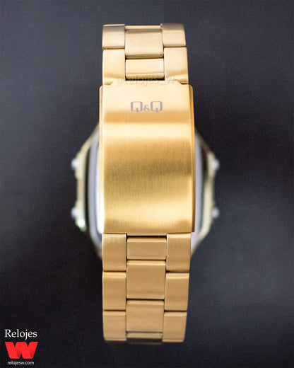 Reloj Q&Q Hombre M196J007Y Dorado Negro