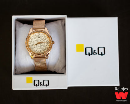 Reloj Q&Q Mujer QZ59J071Y Oro Rosa