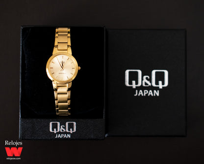 Reloj Q&Q Mujer Dorado QA43J010Y