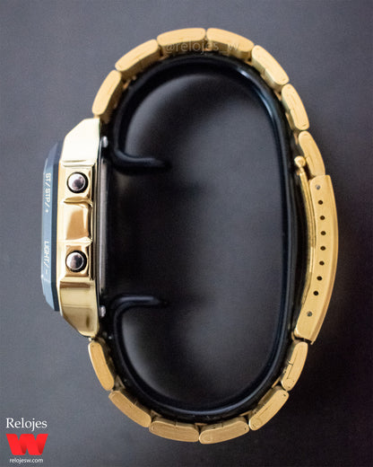 Reloj Q&Q Hombre M196J007Y Dorado Negro