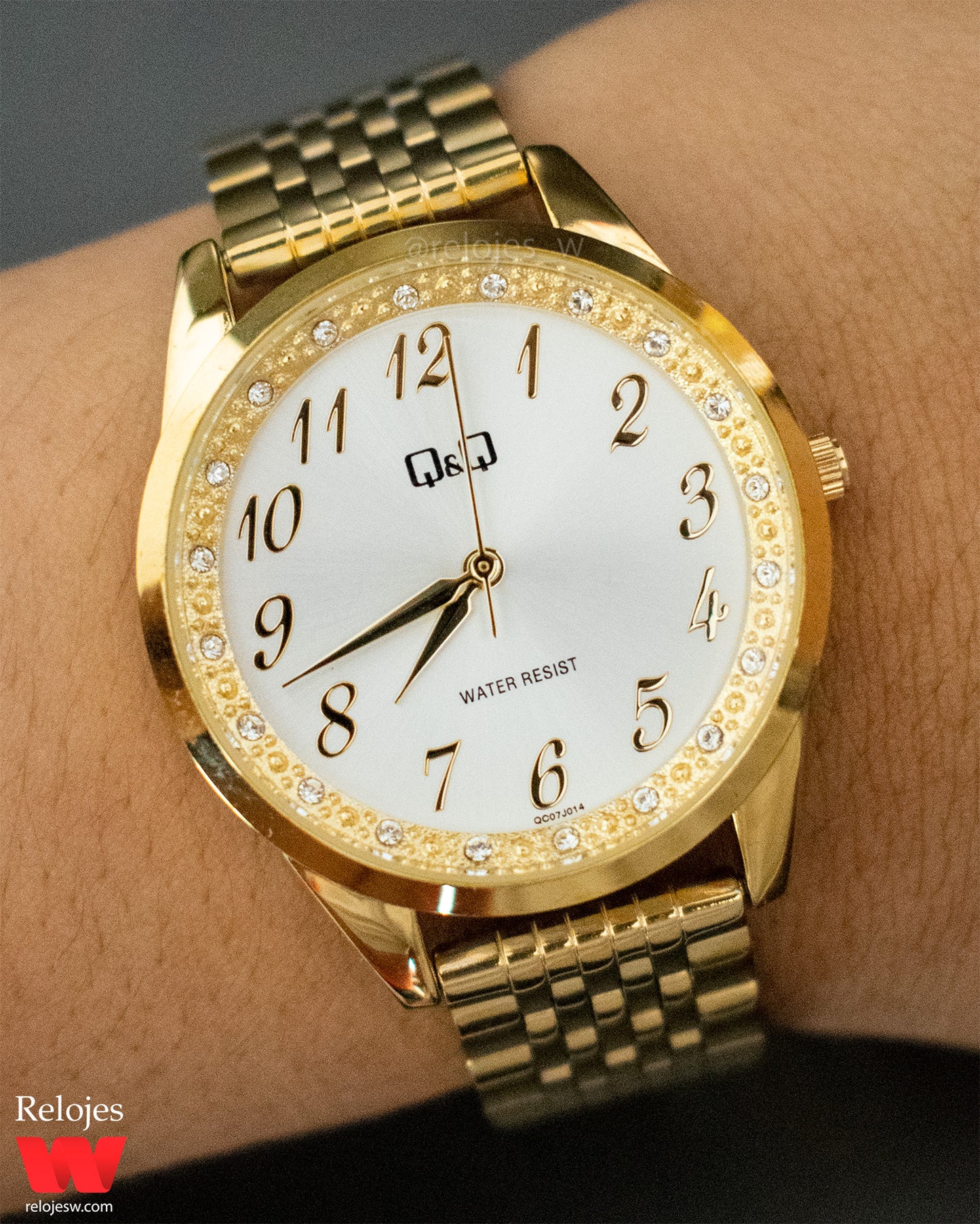 Reloj Q&Q Mujer Dorado QC07J014Y
